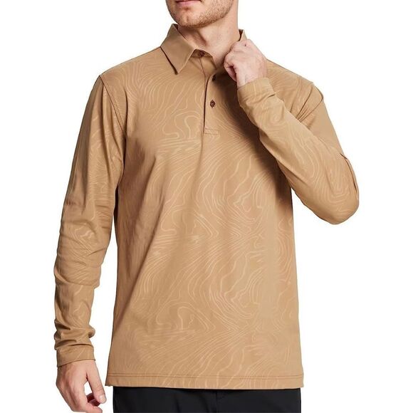 NEW Golf Shirts Casual Performance Dry Fit Embossed Golf Polo 2X - Picture 1 of 7